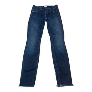 MOTHER Looker Ankle Frey MidRise Skinny Jeans in Wash No Play Women’s size 24